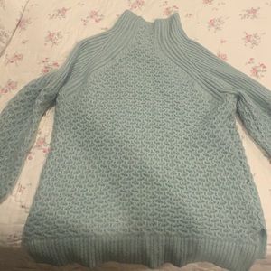 NWT beautiful light teal Anthropologie sweater